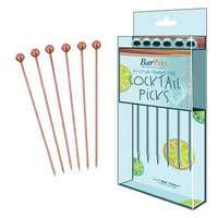 Bar Pick Ball Copper (6 Pack)