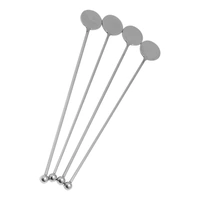 Zeo Metal Swizzle Stick - Pack of 4