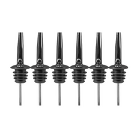 Zeo Speed Pourer- Set of 6 - Black