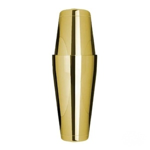 Uber Boston & Toby Tin Shaker Set Weighted Base Gold